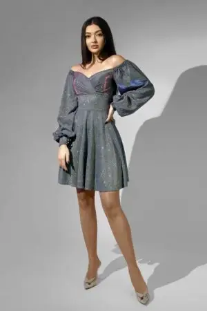 Вечернее платье Эда мини блеск