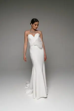 Длинное свадебное платье Ванесса Лук 1