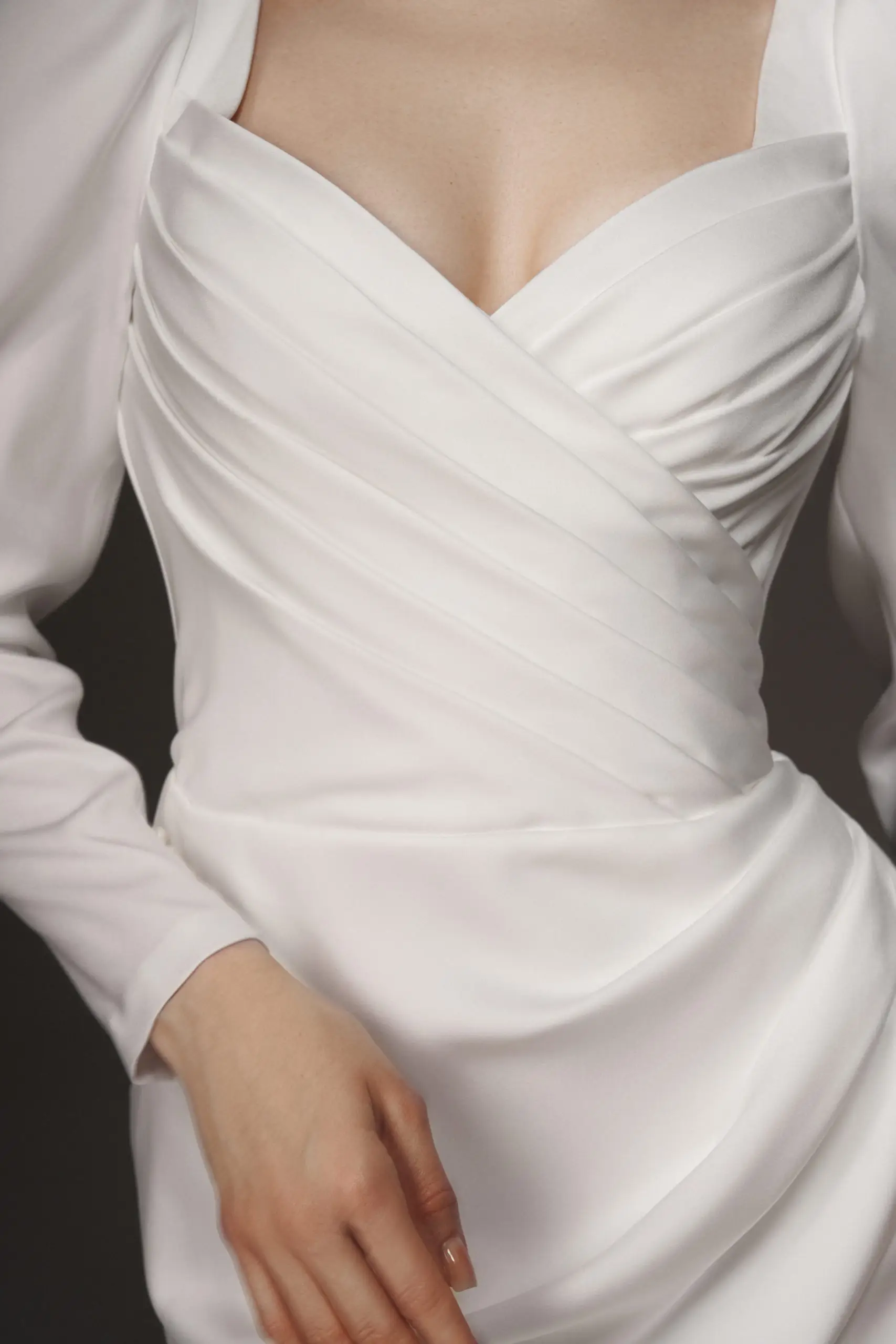 Бэтлин миди Свадебное платье — изображение 2